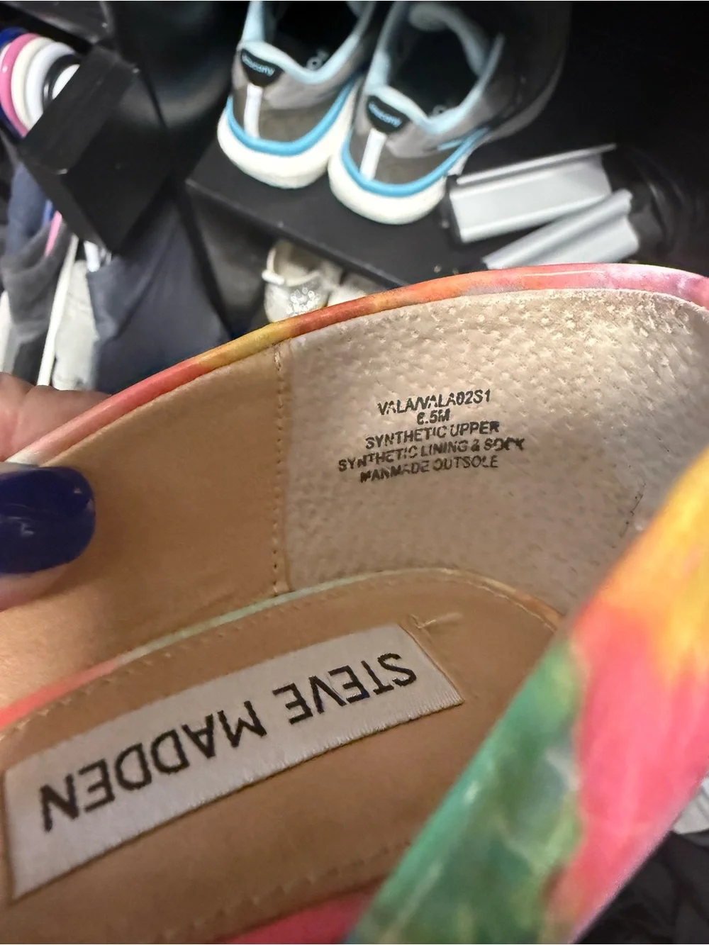 Steve Madden Multicolor Pointed Toe Stiletto Heels Size 6.5